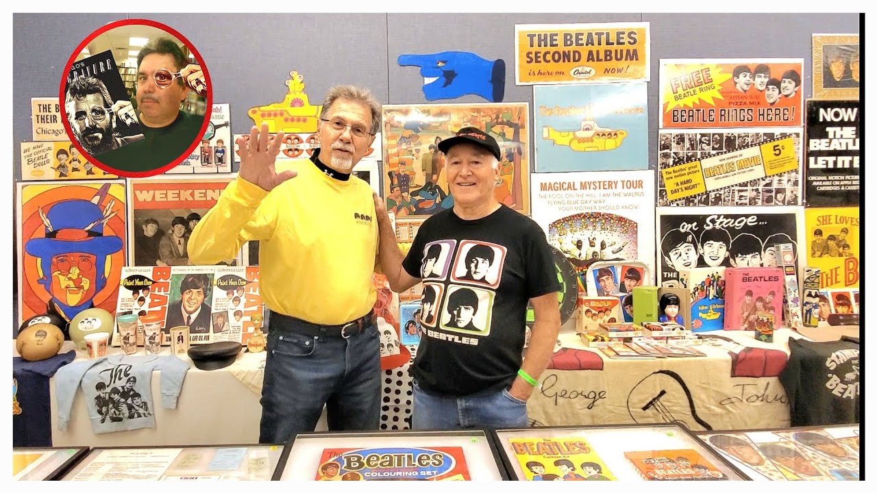 Jeff Augsburger's BEATLES MEMORABILIA EXHIBIT with Mikey Arugula